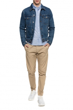 Pleat-front trousers with logo, zdjęcie 2 Pleat-front trousers with logo od Ami Alexandre Mattiussi